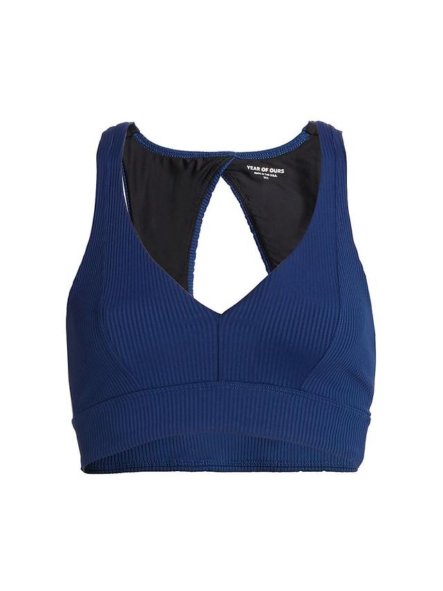 Womens Victoria Ribbed Sports Bra Product Image