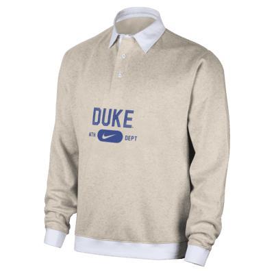 Duke Club Fleece Men's Nike College Long-Sleeve Polo Product Image