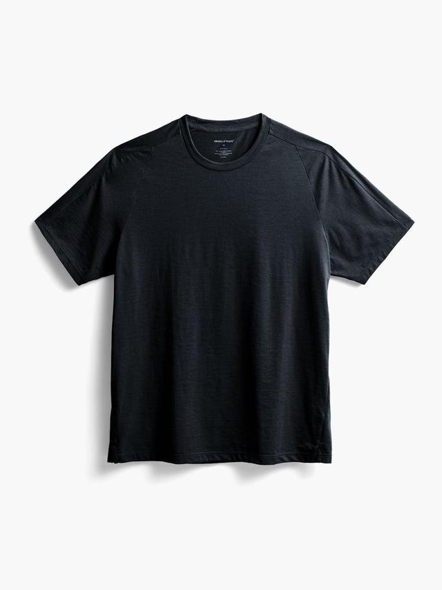 Men's Composite Merino Raglan Tee (Previously Active Tee) - Black Product Image