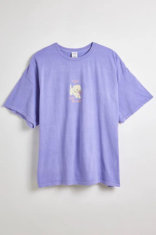 I Just Dont Like You Cat Graphic Tee Mens at Urban Outfitters Product Image