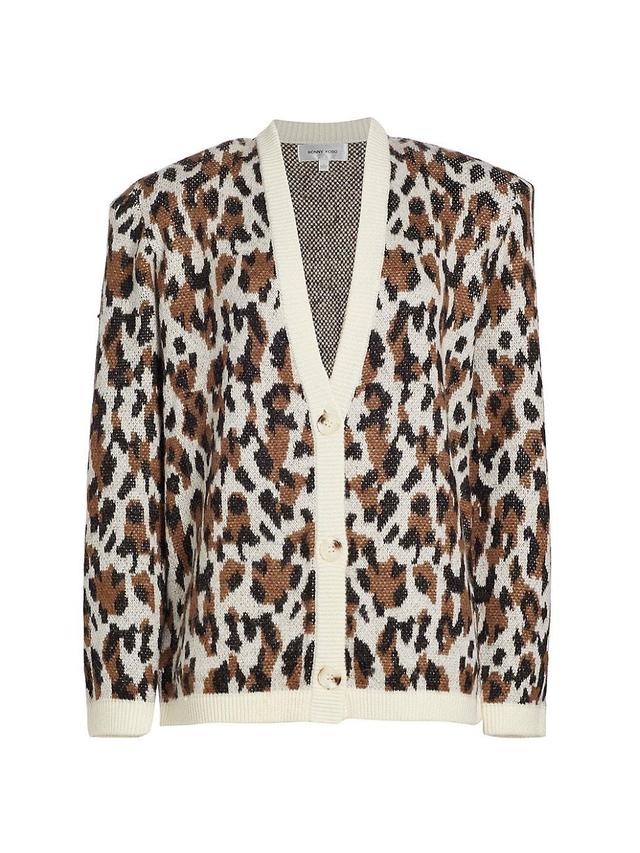 Womens Parmida Leopard Cardigan Product Image