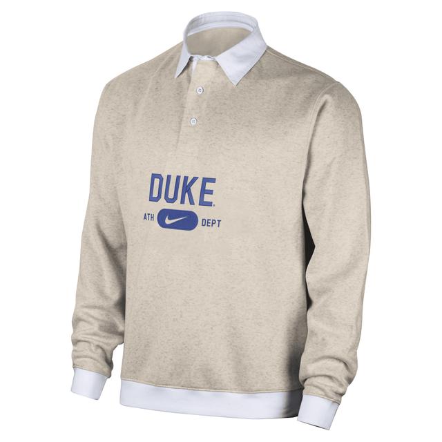 Duke Club Fleece Nike Mens College Long-Sleeve Polo Product Image