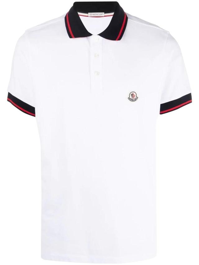 Logo Embroidered Polo Shirt In White Product Image