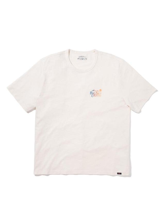 Big Sky Short-Sleeve Crew T-Shirt - White Product Image