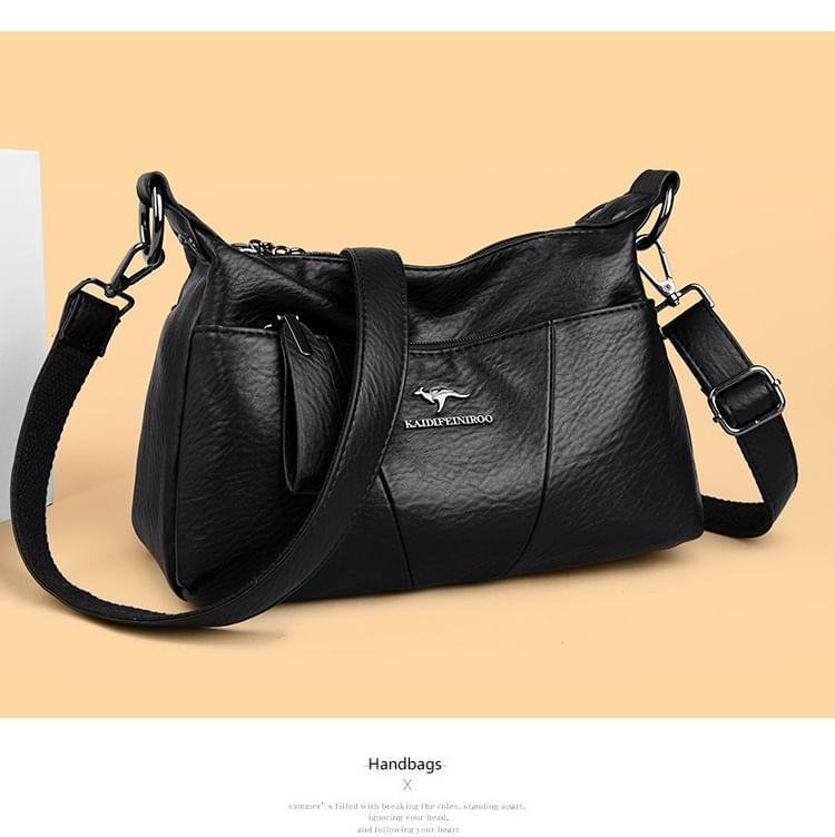 Faux Leather Crossbody Bag Product Image