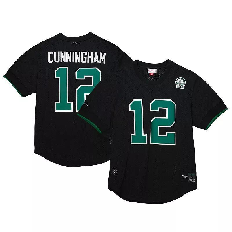 Mens Mitchell & Ness Randall Cunningham Philadelphia Eagles Retired Player Name & Number Mesh Top Product Image