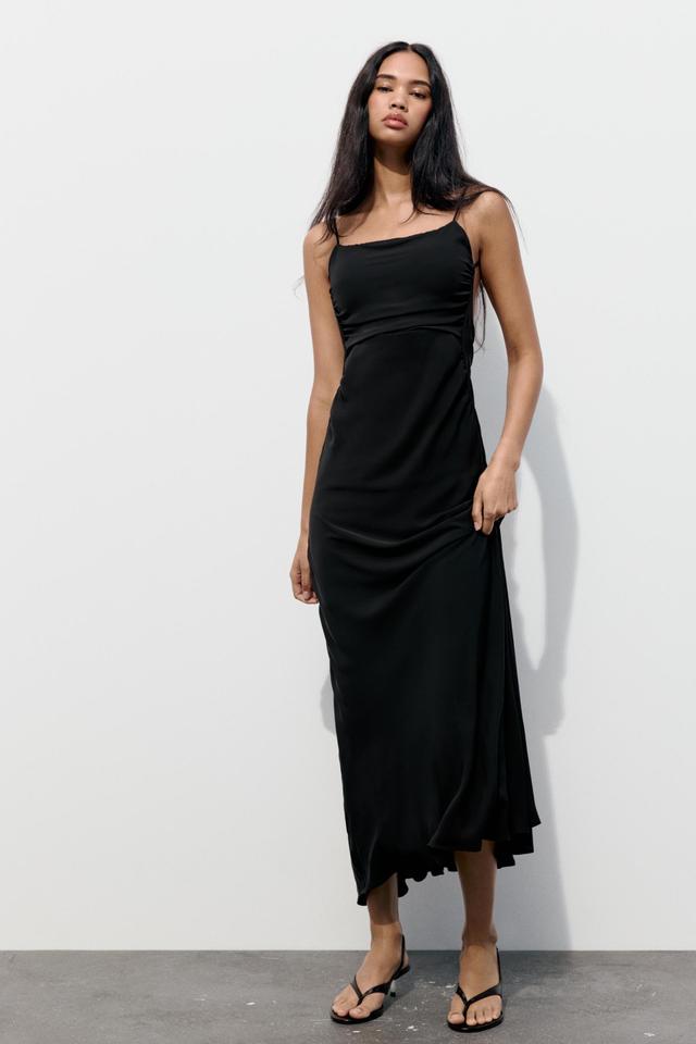 DRAPED OPEN BACK DRESS Product Image