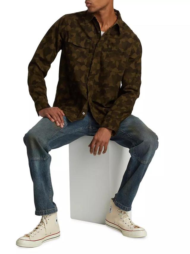 Camouflage Cotton Work Shirt Product Image