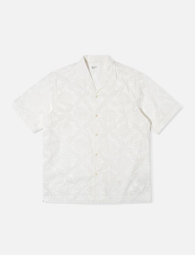 Universal Works Minari Shirt in Ecru Sun Print Poplin Product Image