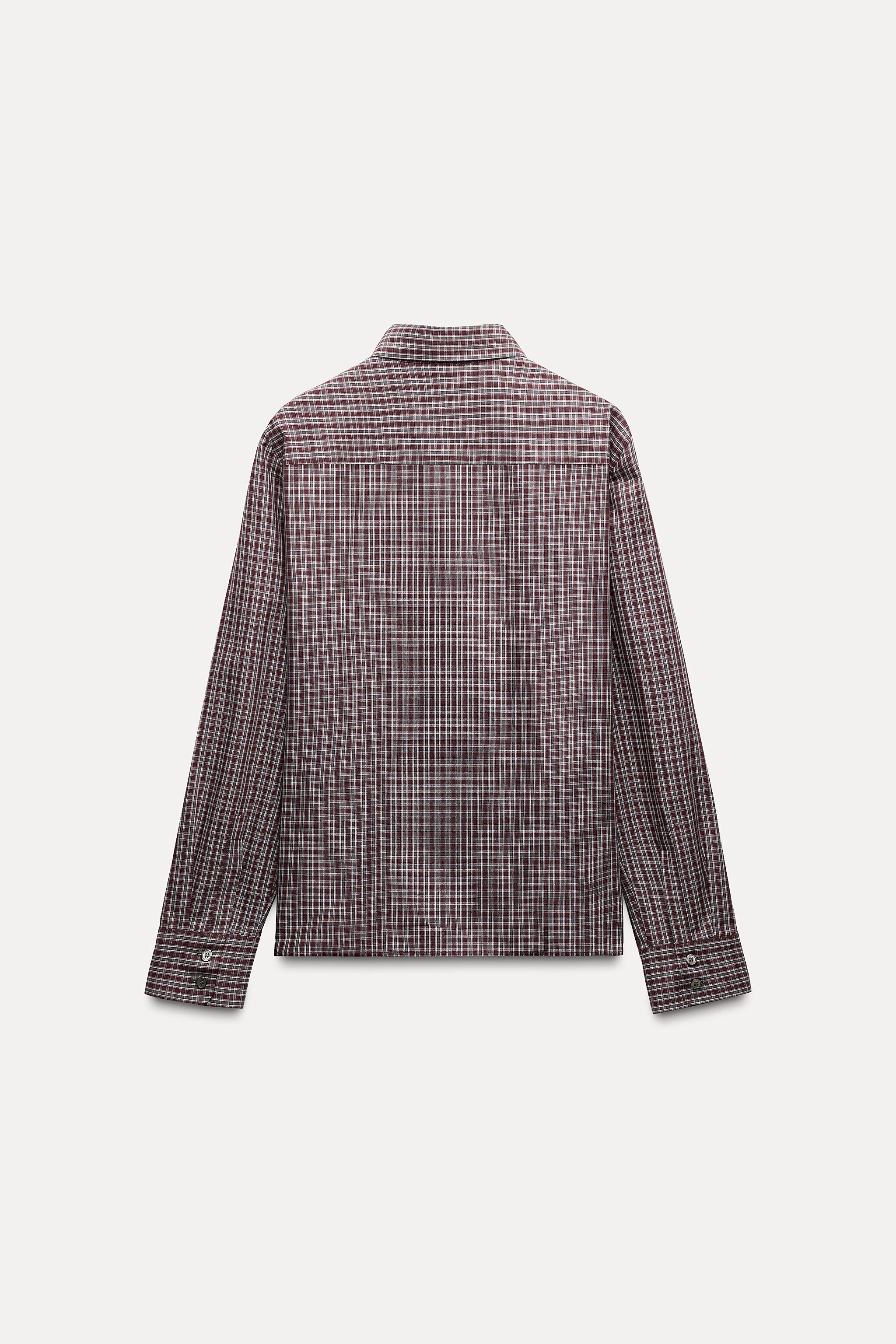 CHECKERED SHIRT ZW COLLECTION Product Image