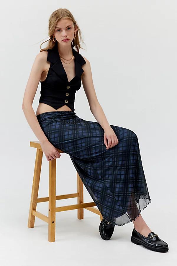 Urban Outfitters UO Camilla Mesh Maxi Skirt Womens at Urban Outfitters Product Image