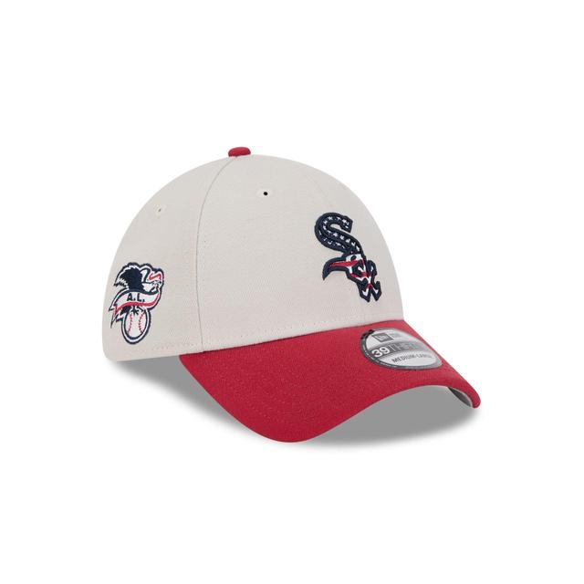 Chicago White Sox Independence Day 2024 39THIRTY Stretch Fit Hat Male Product Image