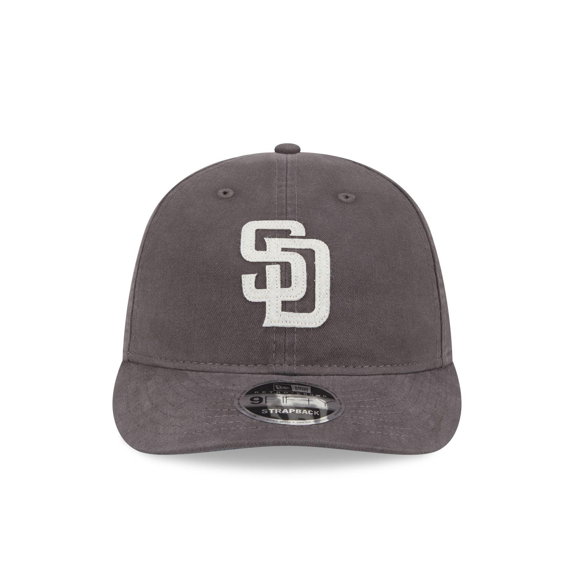 San Diego Padres Canvas Felt Retro Crown 9FIFTY Adjustable Hat Male Product Image