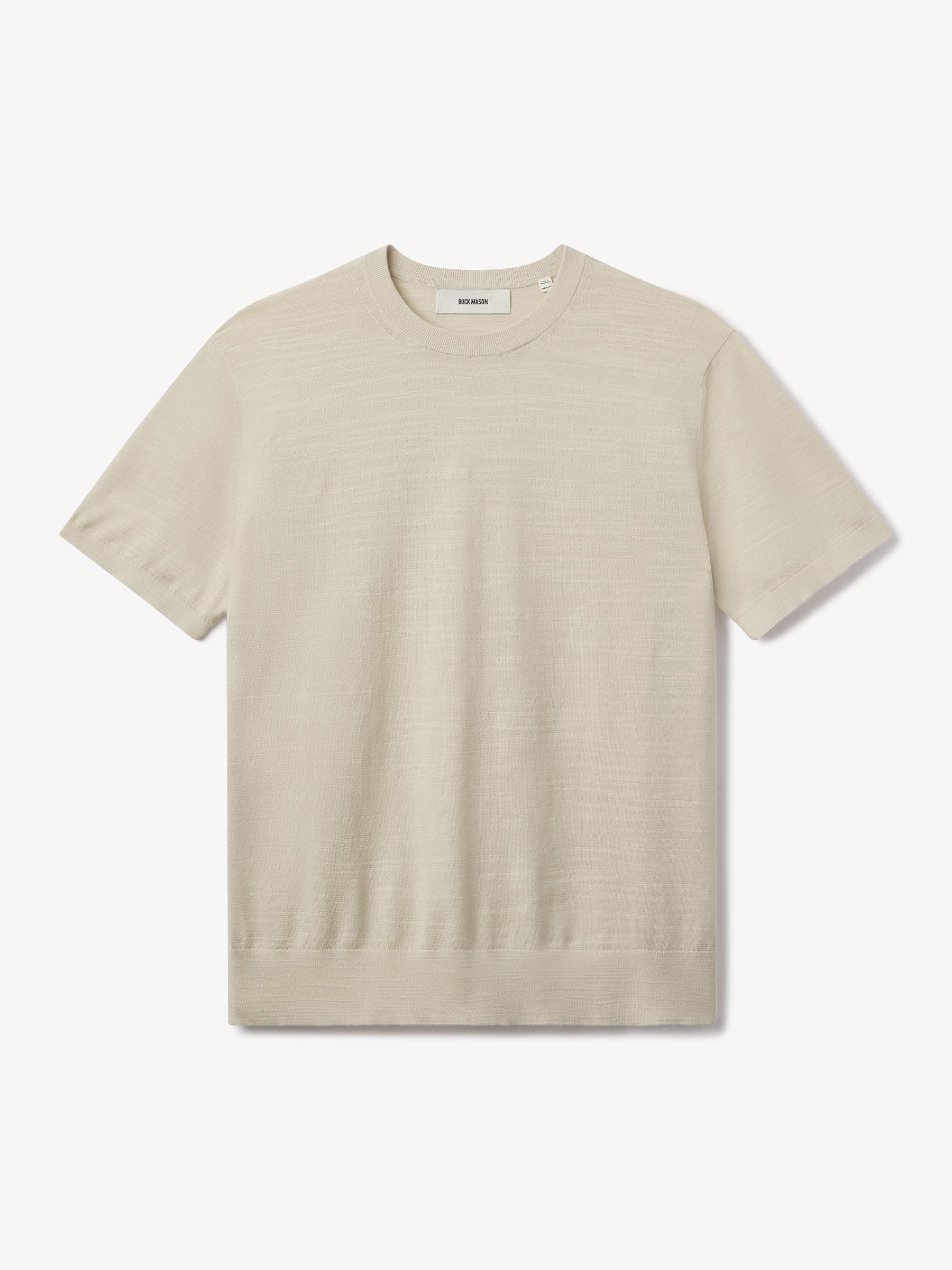 Worn White Avalon Knit Classic Tee Product Image