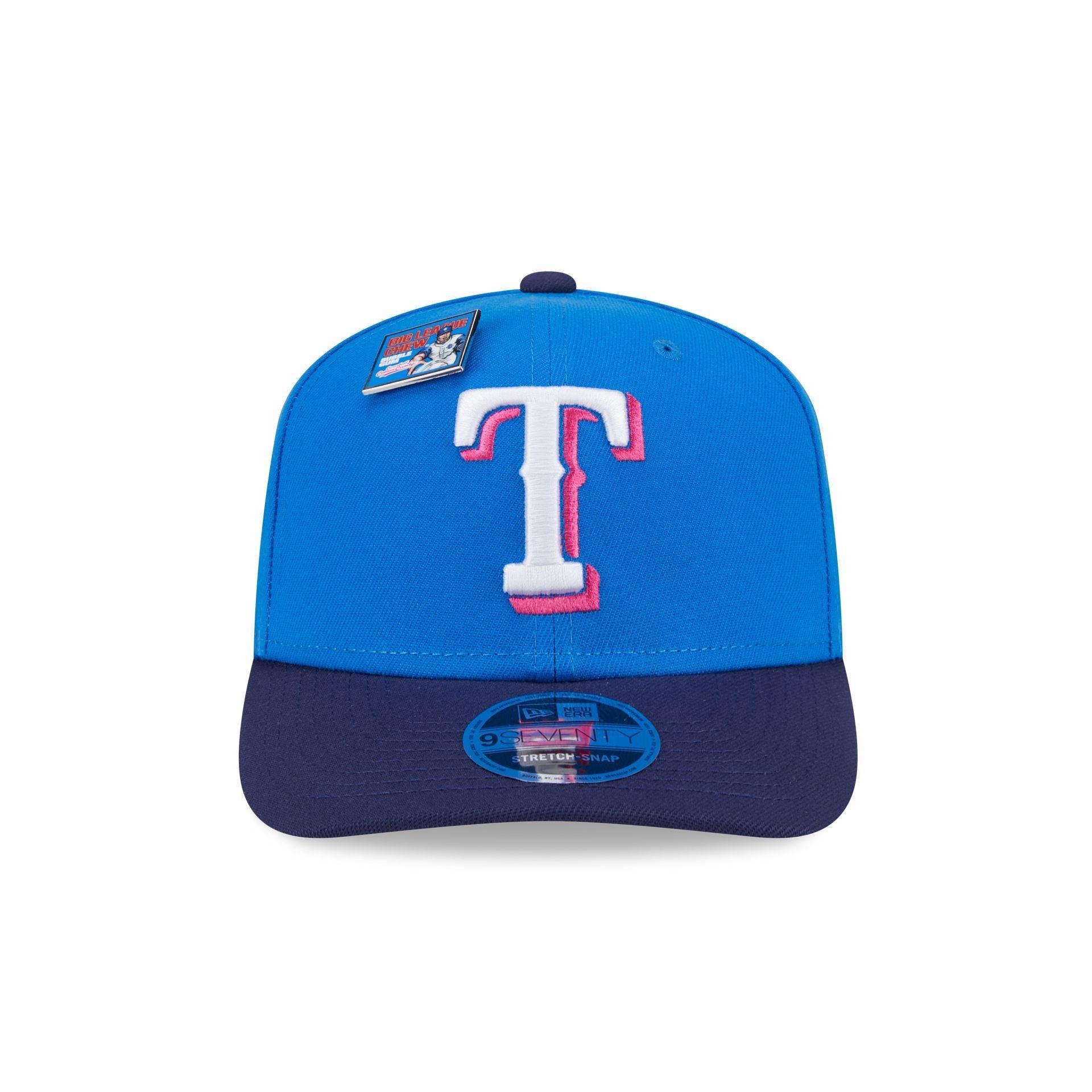 Big League Chew X Texas Rangers Curveball Cotton Candy 9SEVENTY Stretch-Snap Hat Male Product Image