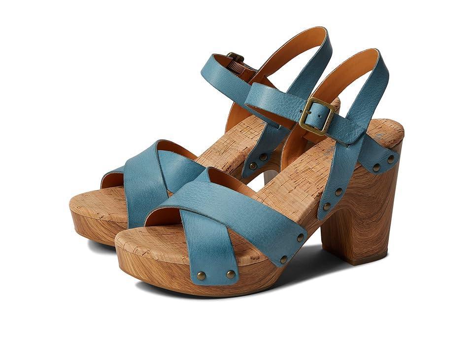 Kork-Ease Drew Leather Cross Banded Platform Sandals Product Image