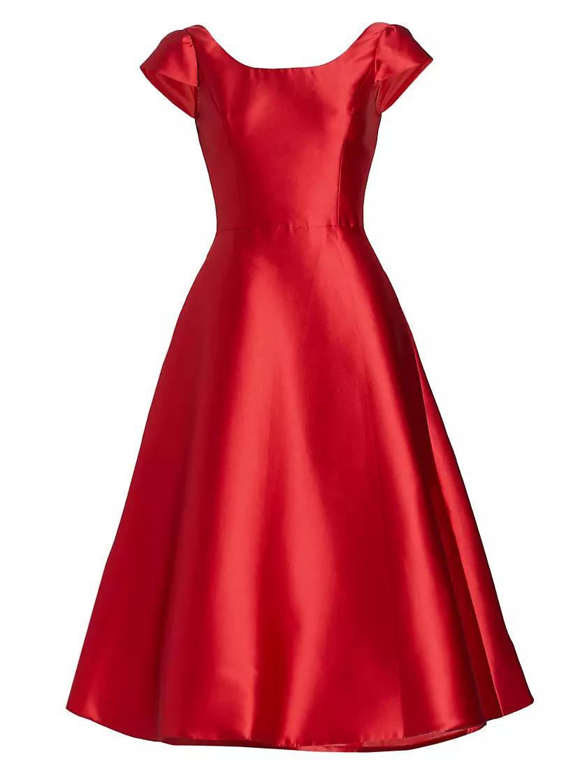 Mikado Satin A-Line Dress Product Image