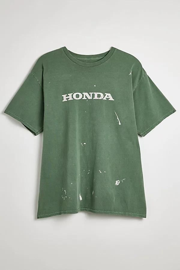 Honda Racing Team 98 Paint Splatter Graphic Tee Mens at Urban Outfitters Product Image