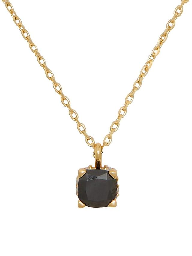 Womens Goldtone & Cubic Zirconia Pendant Necklace Product Image