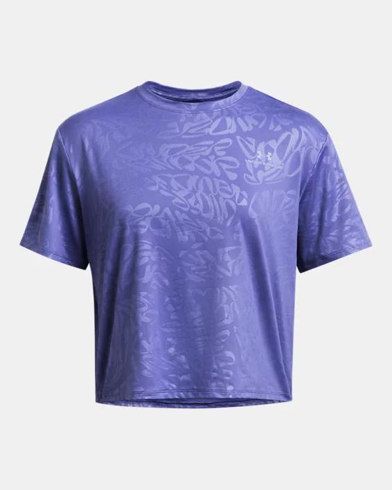 Women's UA Vanish Energy Emboss Crop Short Sleeve Product Image