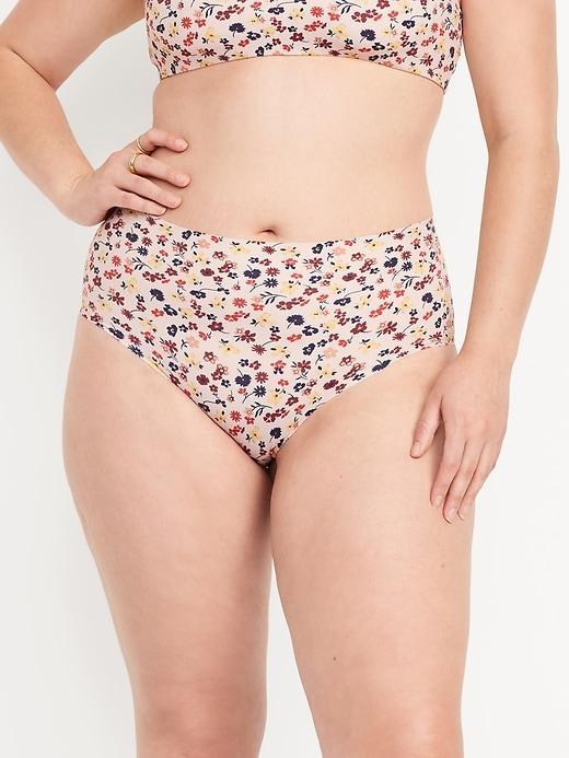 High-Waisted No-Show Brief Underwear Product Image