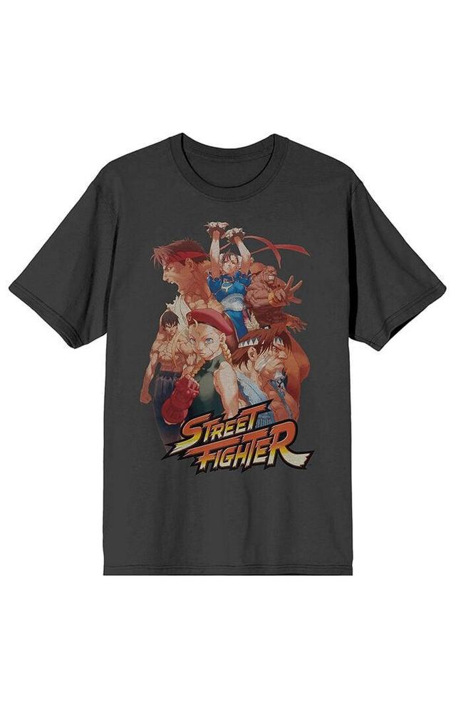 Mens Street Fighter Characters Anime T-Shirt Product Image