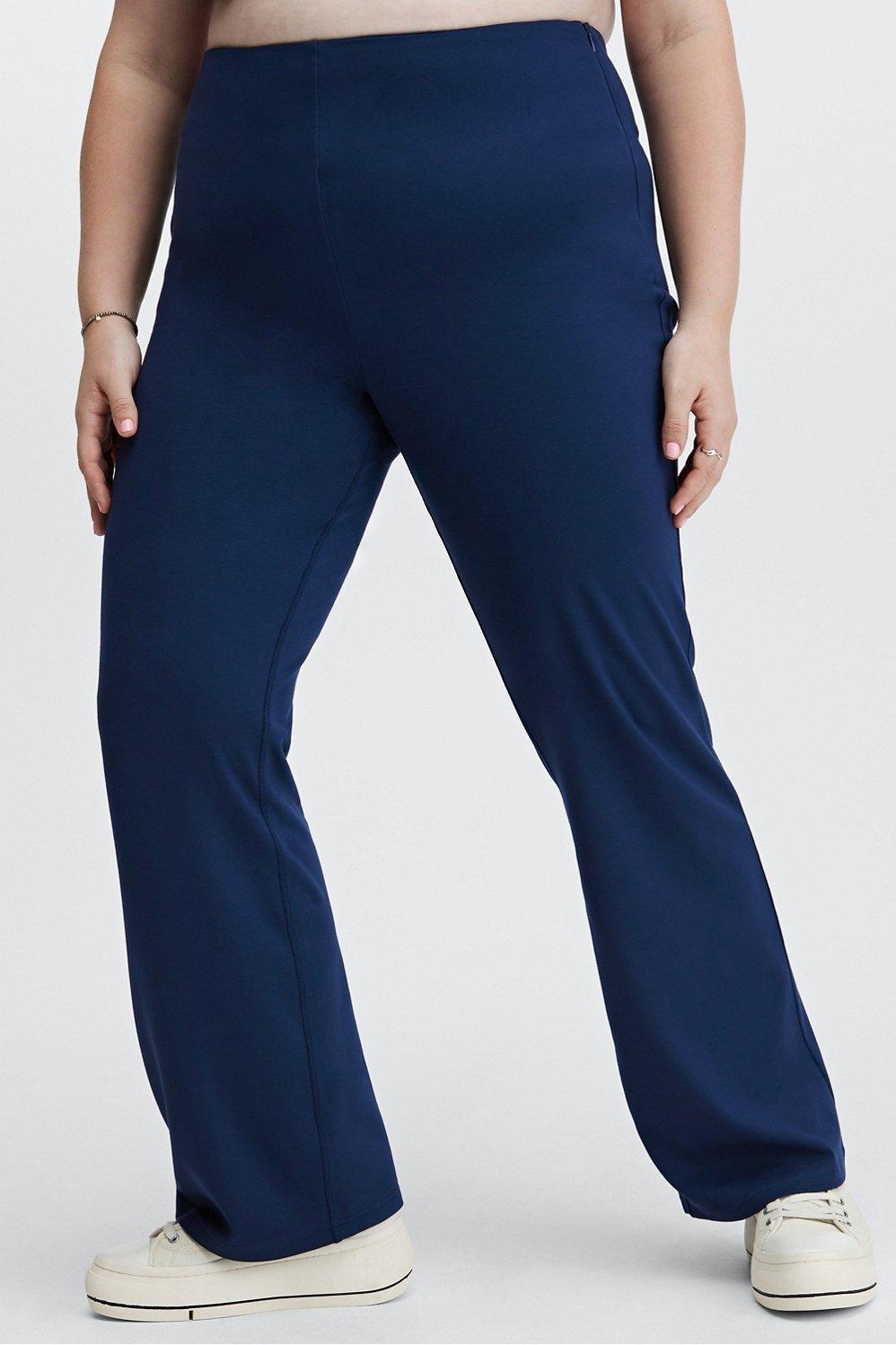 Fabletics 24-7 Kick Flare Pant Womens blue Size M Product Image