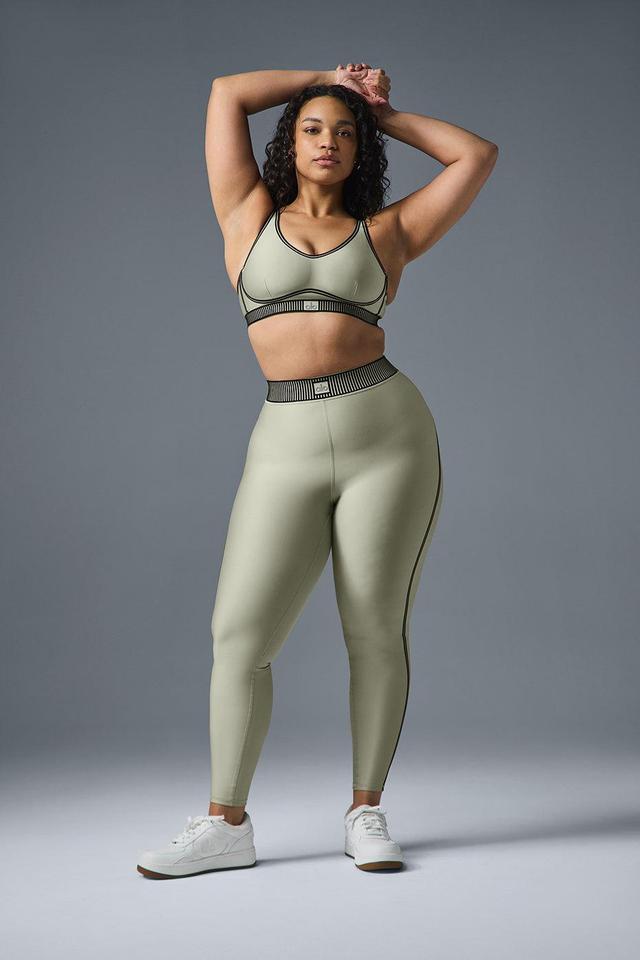 Airlift High-Waist 7/8 Line Up Legging - Limestone Female Product Image