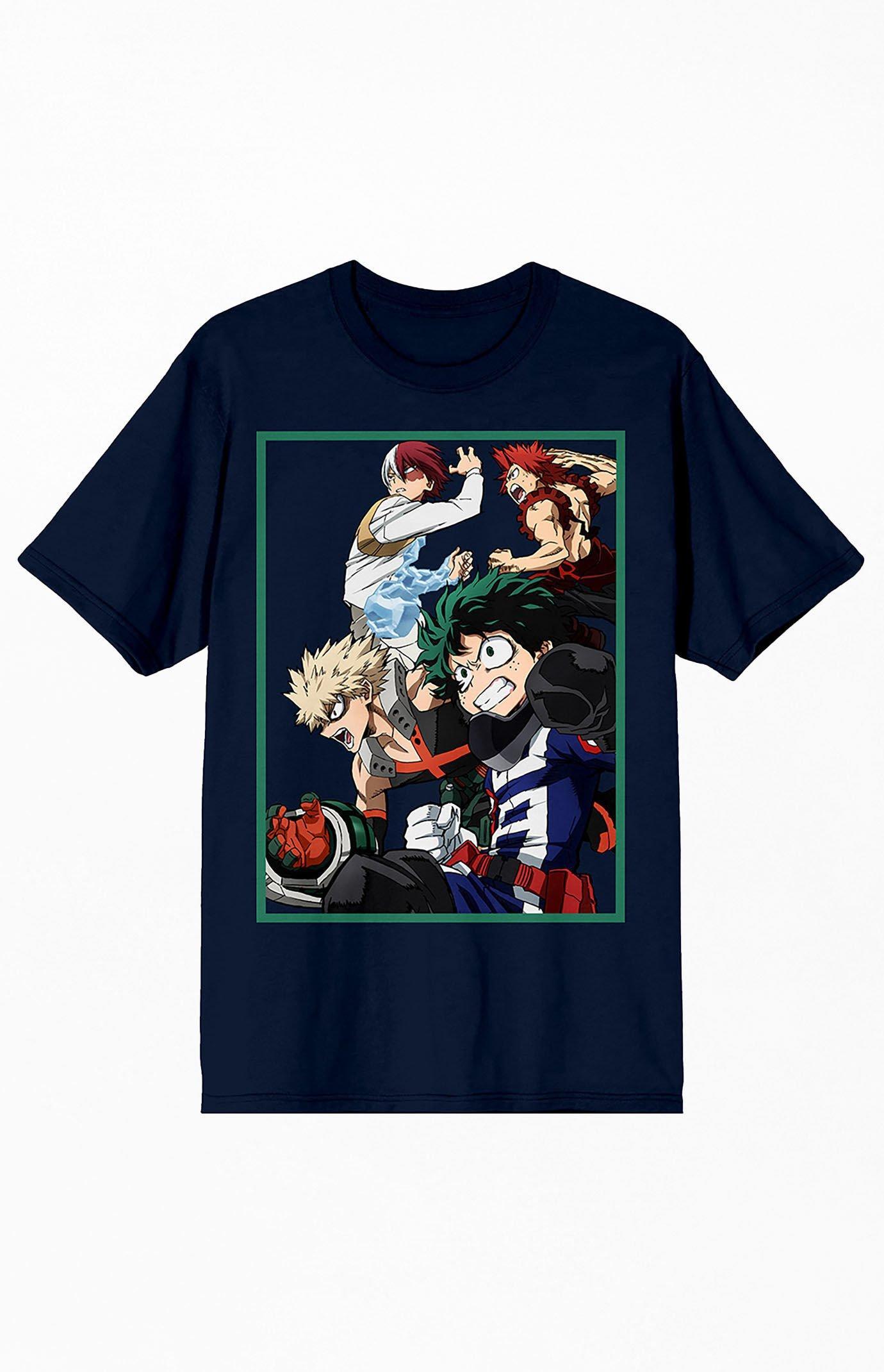 Mens My Hero Academia T-Shirt Product Image