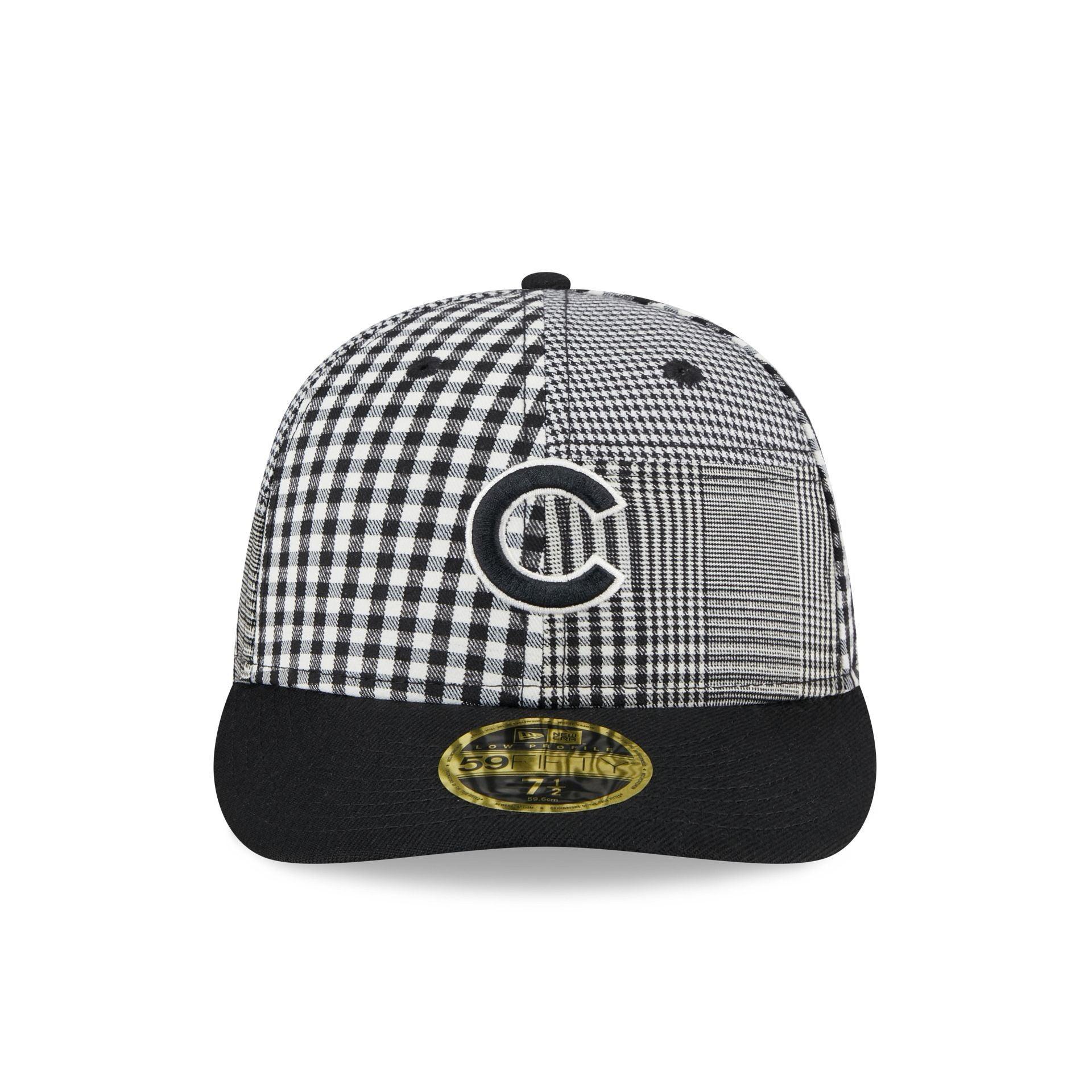 Chicago Cubs Patch Plaid Low Profile 59FIFTY Fitted Hat Male Product Image