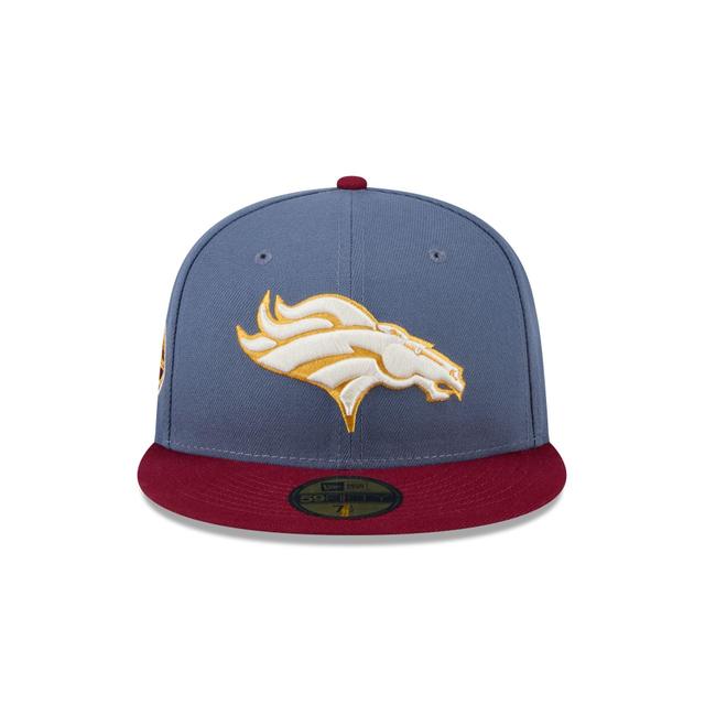 Denver Broncos Deep Blue 59FIFTY Fitted Hat Male Product Image