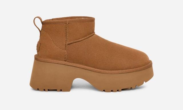 UGG Womens Classic Ultra Mini New Heights Suede Classic Boots Product Image