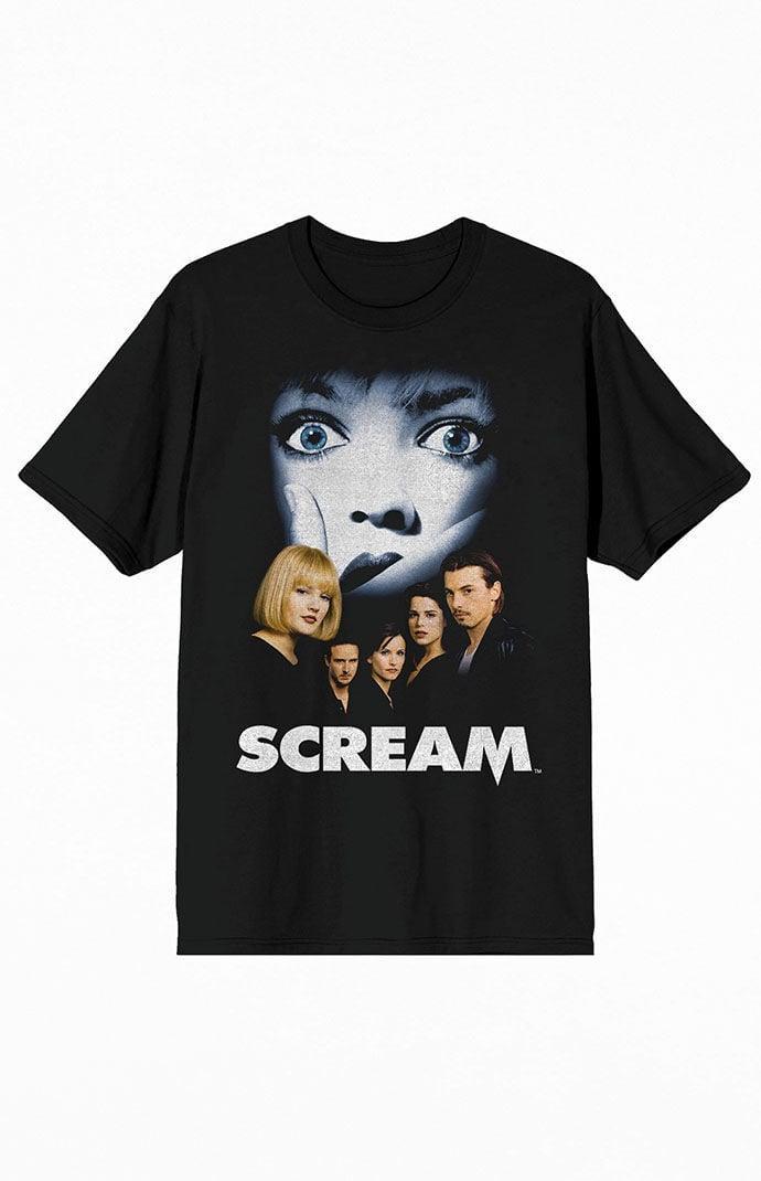 Women's Scream Distressed Movie T-Shirt Product Image