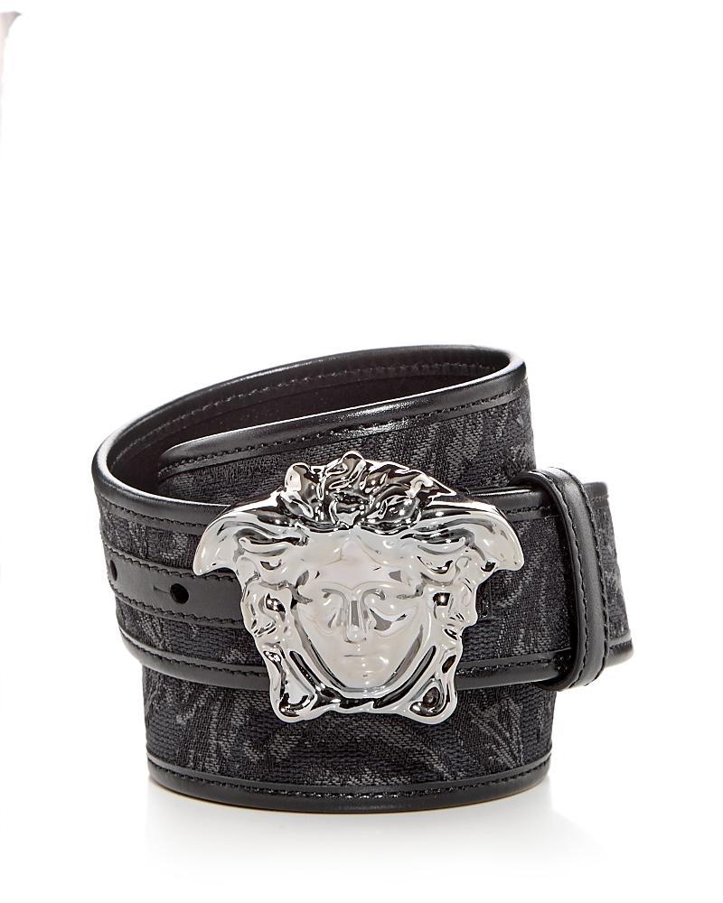 Versace Mens La Medusa Jacquard Barocco Belt Product Image