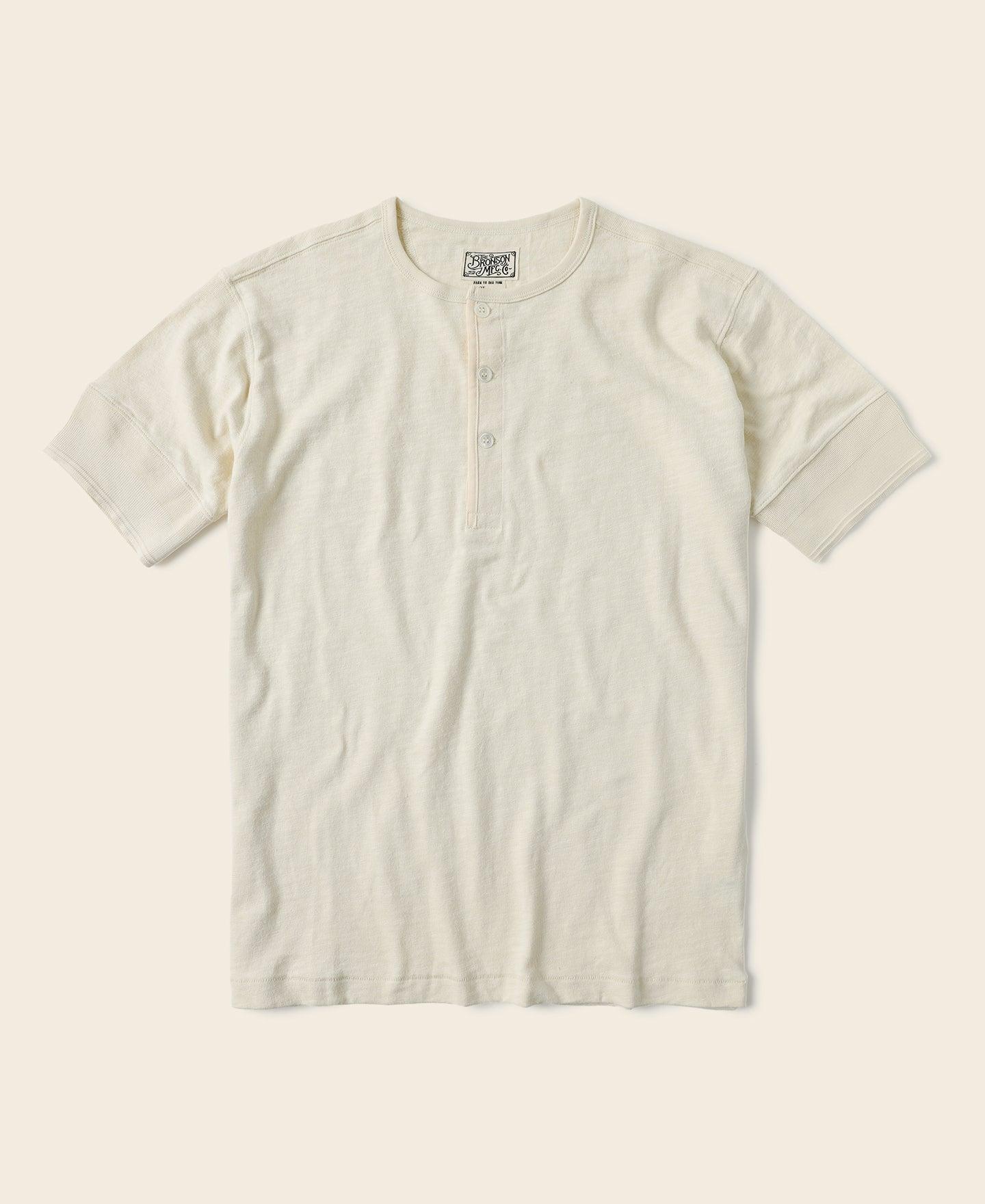 1890s Slub Cotton Henley T-Shirt Product Image