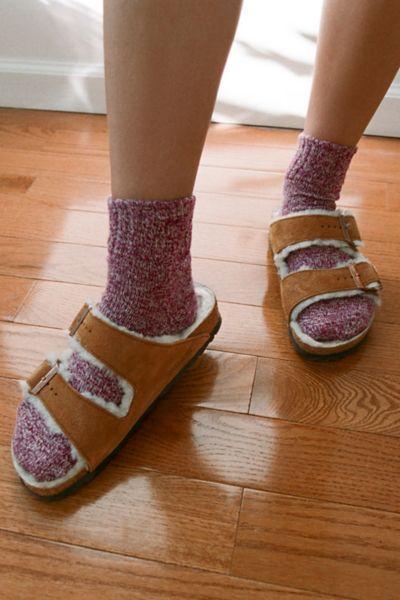 Birkenstock Arizona Genuine Shearling Lined Slide Sandal Product Image