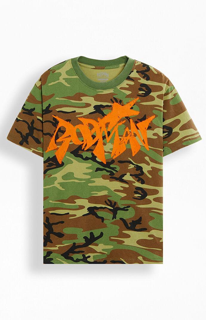 RODMAN BRAND Men's Star Camo Oversized T-Shirt Product Image