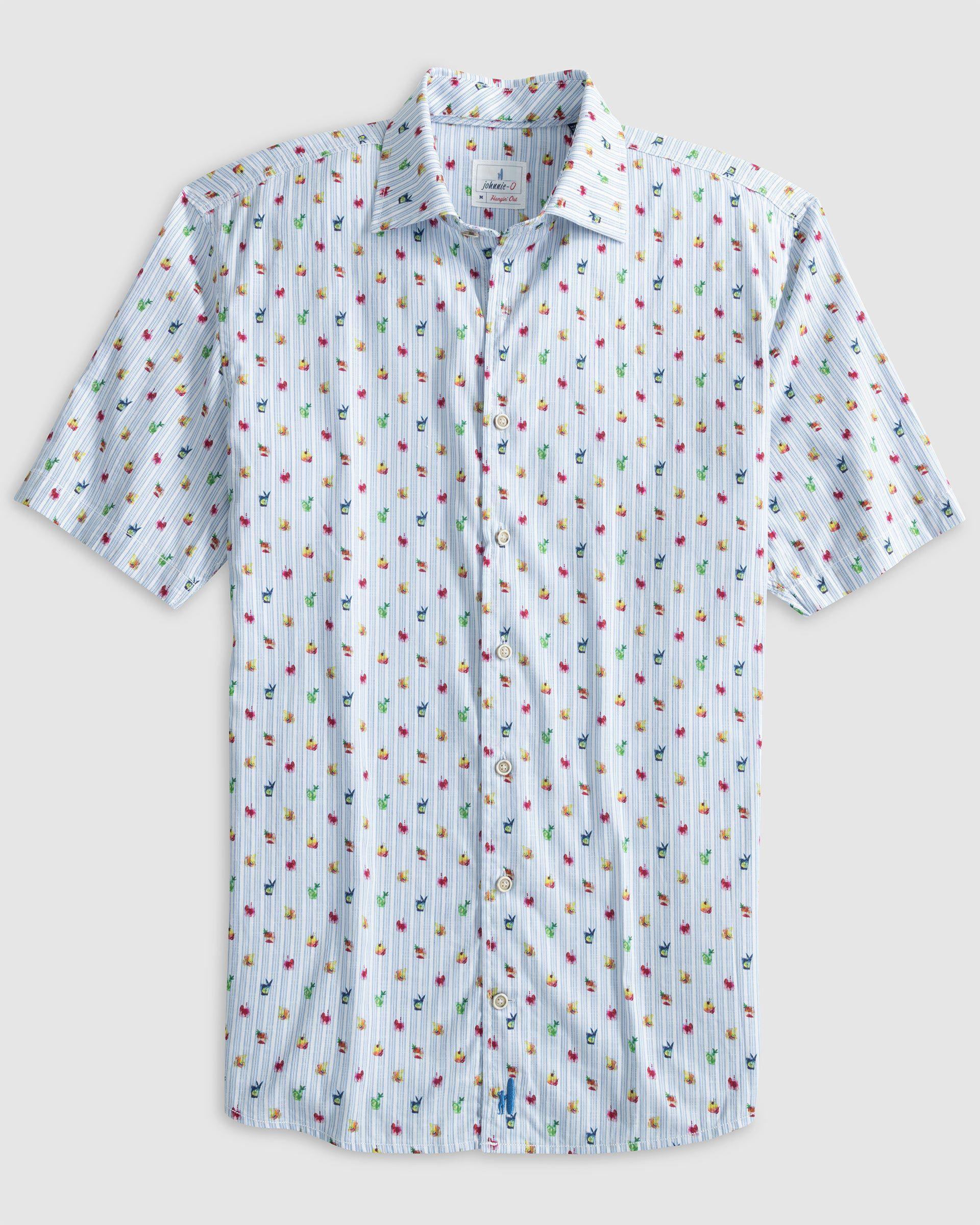 johnnie-O Blitz Printed Button Up Shirt Product Image