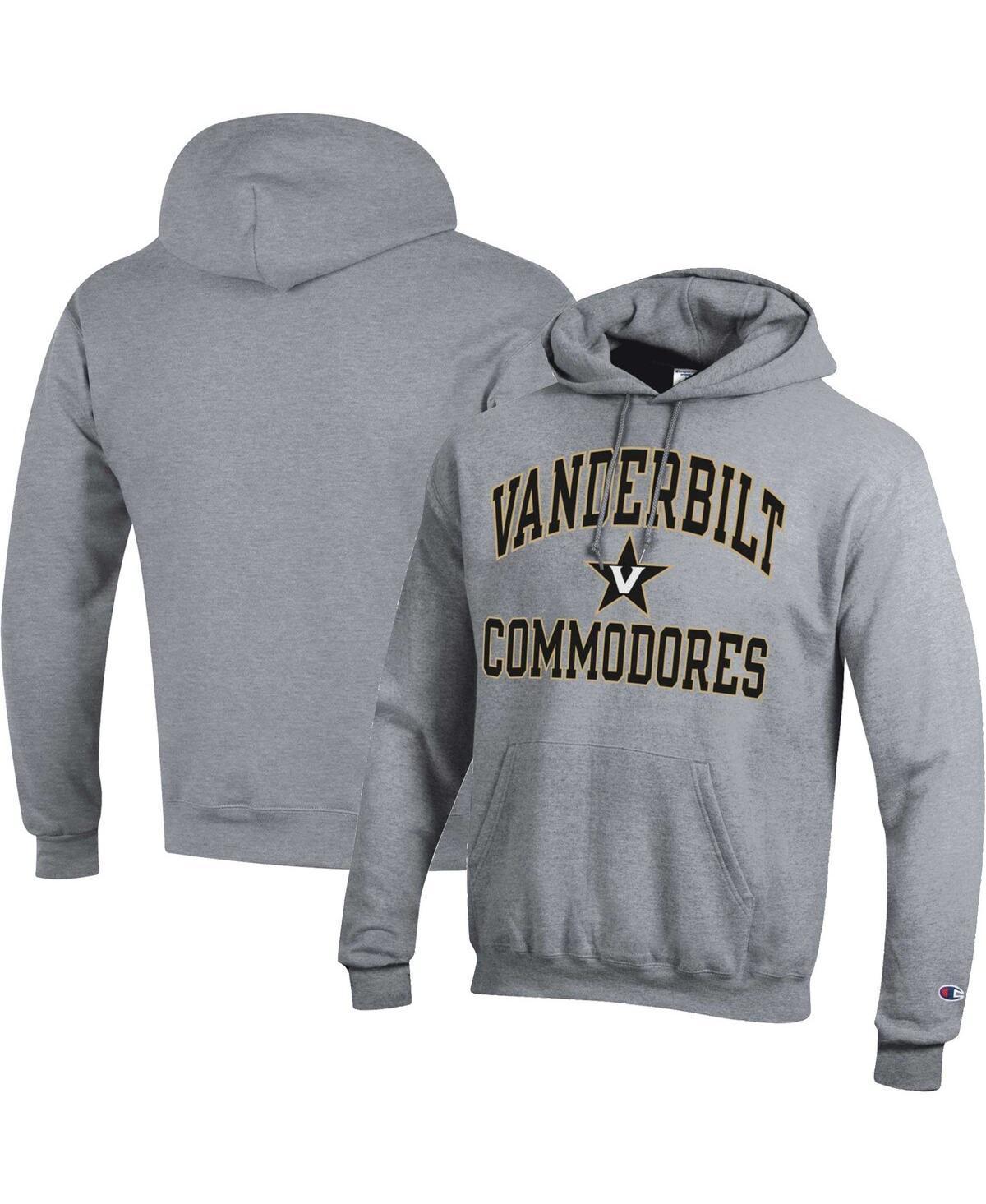 Mens Champion Heather Gray Vanderbilt Commodores High Motor Pullover Hoodie Product Image