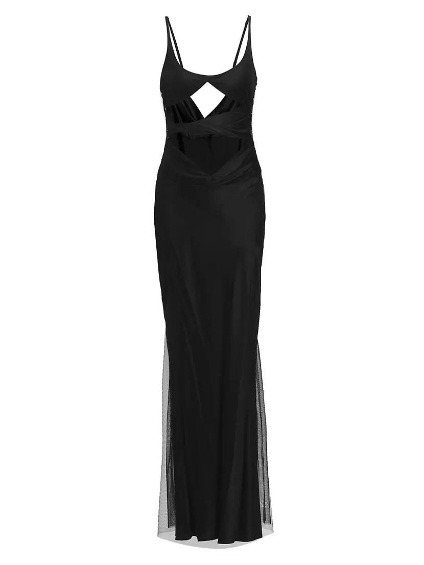 Quinn Tull-Embellished Floor-Length Dress Product Image