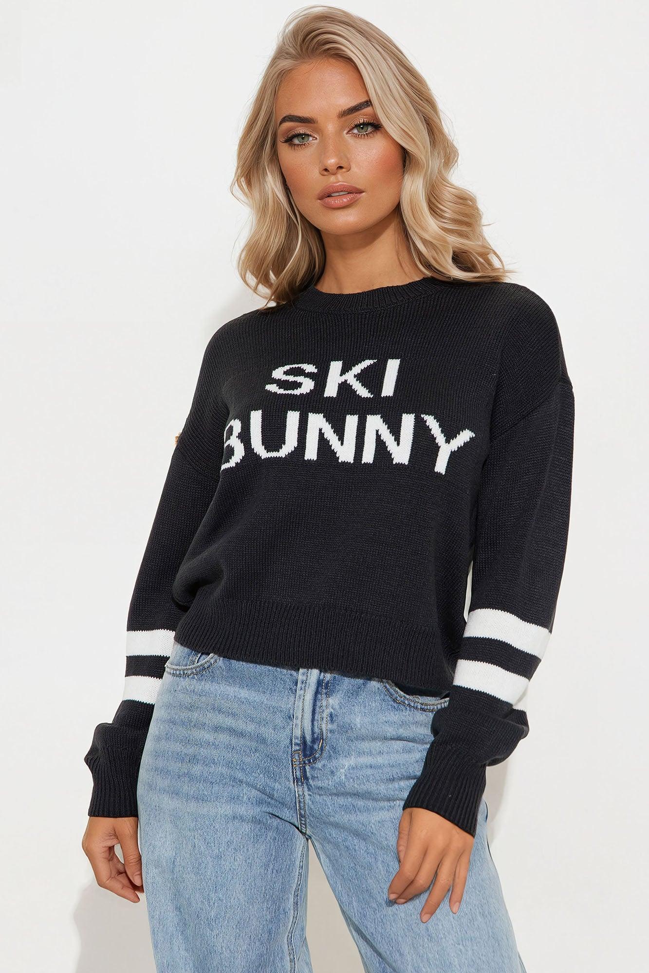 Ski Bunny Sweater - Black/combo Product Image