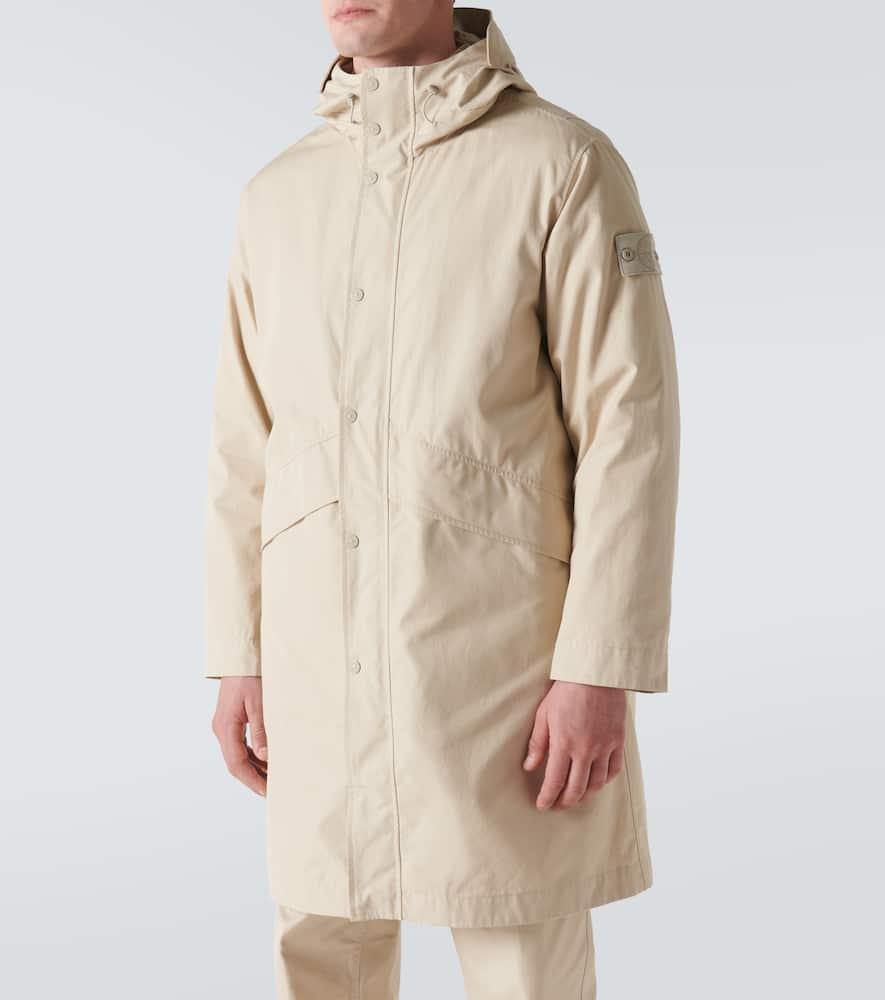 STONE ISLAND Layered Coat In Neutrals Product Image