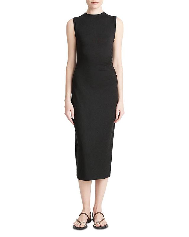 Vince Ruched Side Sheath Dress Product Image