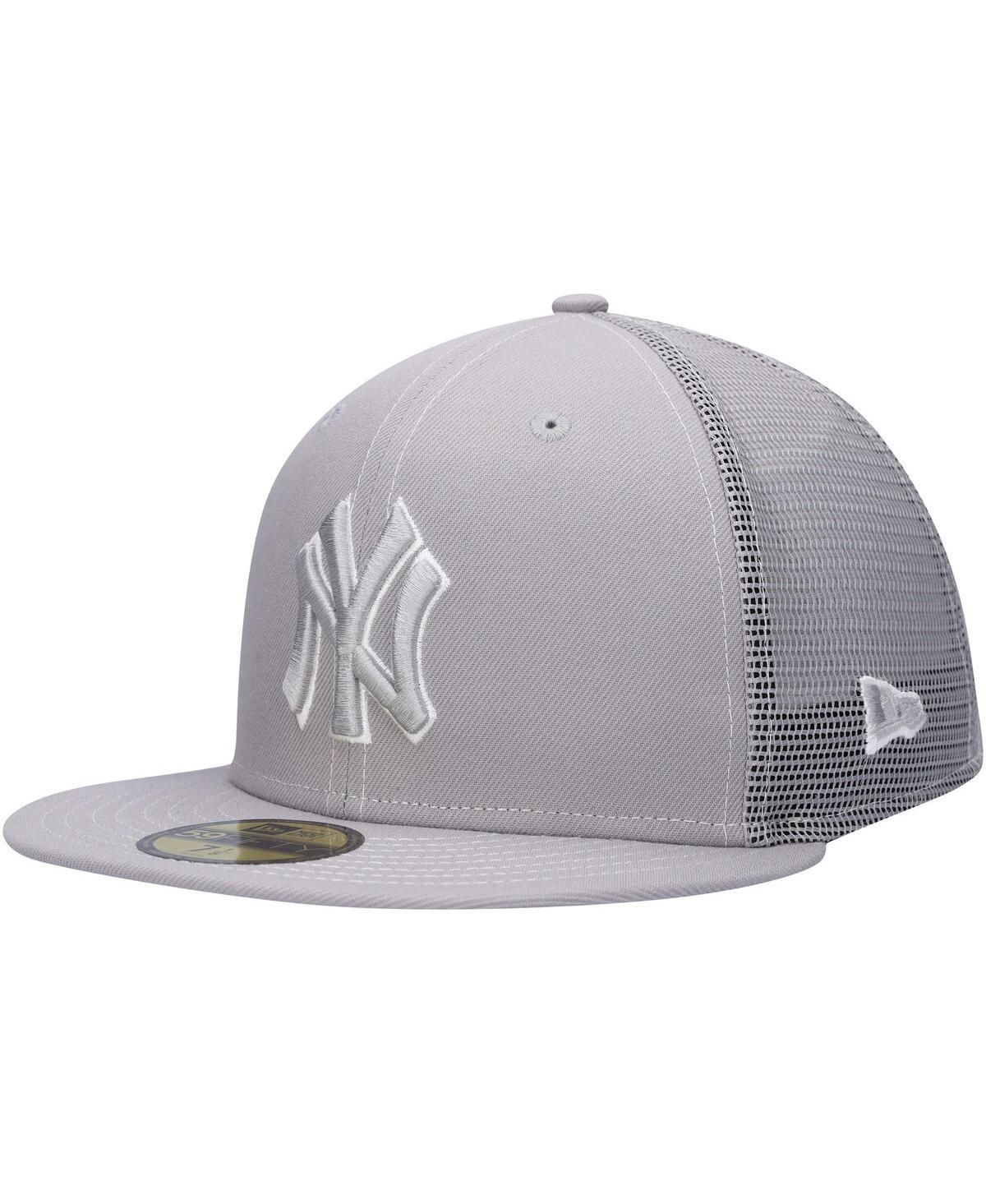 Mens New Era Gray New York Yankees 2023 On-Field Batting Practice 59FIFTY Fitted Hat Product Image