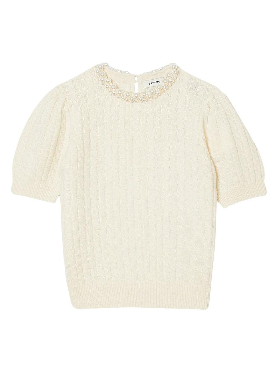 Womens Cable Knit Jumper Sweater Product Image