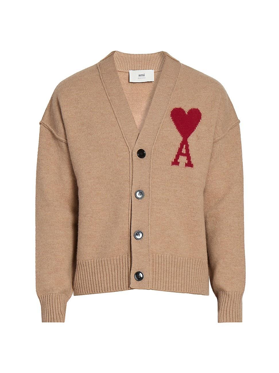 Mens ADC Logo Wool Cardigan Product Image