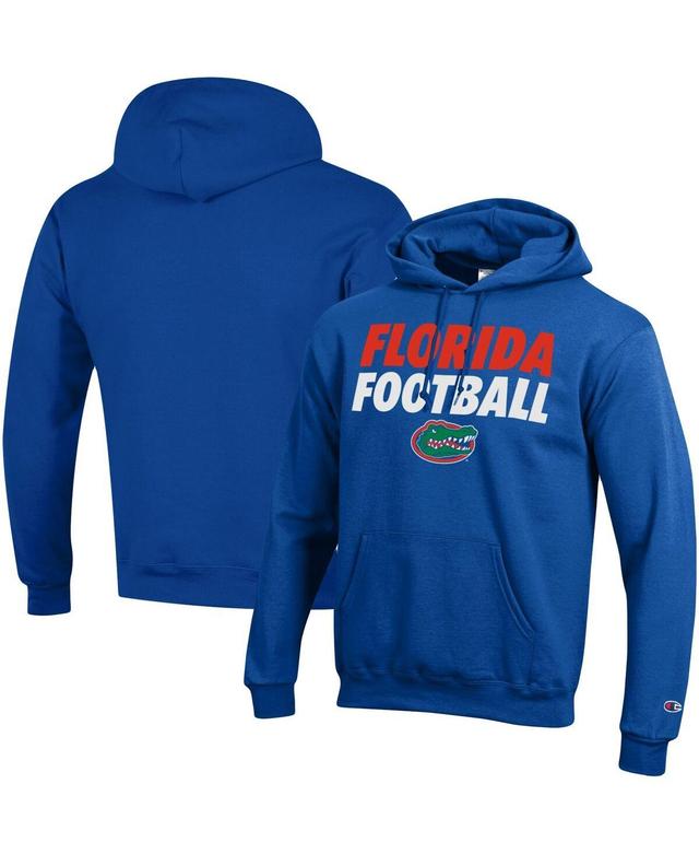 Mens Champion Royal Florida Gators Game Ready Football Pullover Hoodie Product Image