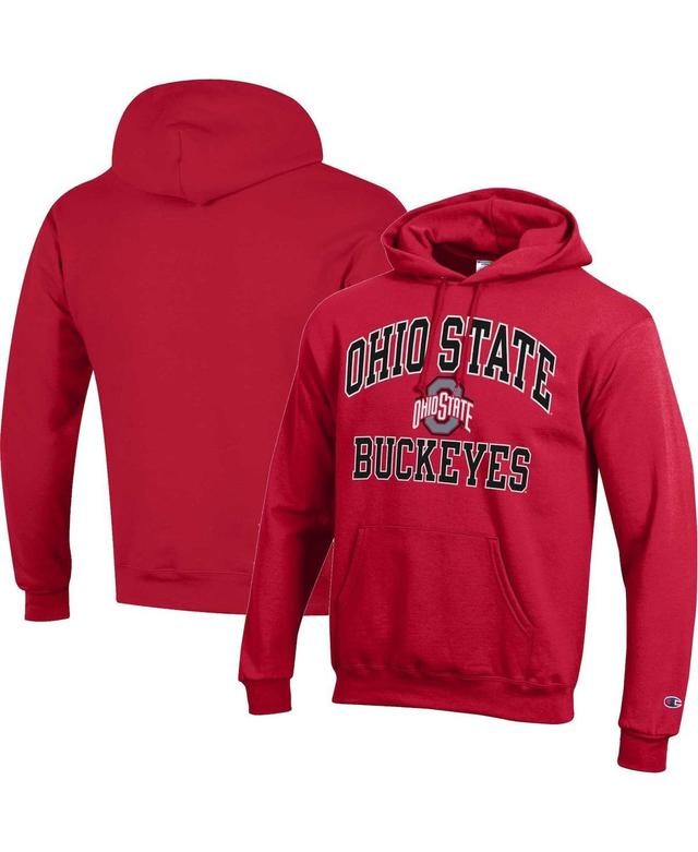 Mens Champion Scarlet Ohio State Buckeyes High Motor Pullover Hoodie Product Image