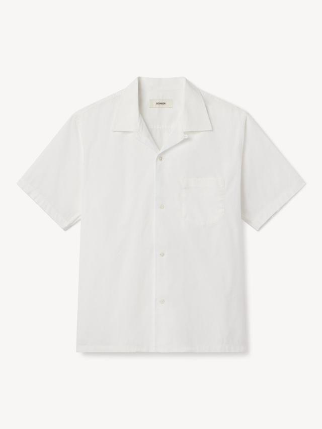 White Wornwell S/S Camp Shirt Product Image