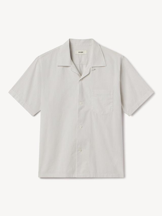 White/Canyon Khaki Peninsula Stripe Wornwell S/S Camp Shirt Product Image